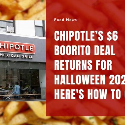 Chipotle’s $6 Boorito Deal Returns for Halloween 2024 – Here's How to Get It